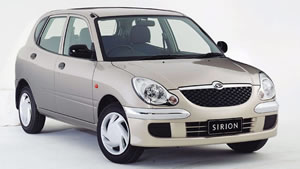 Daihatsu Sirion roof racks vehicle image